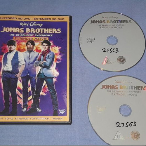 Jonas Brothers The 3D Concert Experience DVD used with subtitles