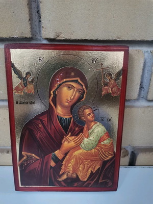 Christian depiction of Theotokos used