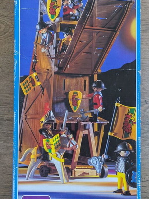 Playmobil Knights 3887 Siege Tower used with box