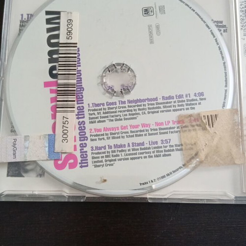 Sheryl Crow There Goes The Neighborhood CD single like new