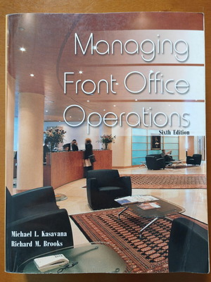 Managing Front Office Operations 6th edition used, English