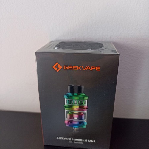 GeekVape P Sub Ohm Tank 5ml vaporizer new, rainbow color