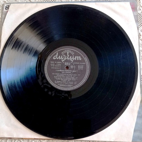 Fausto Papetti 20a Raccolta LP vinyl, Durium 1975, sax jazz