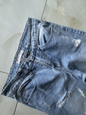 Τζιν σκισμένο, σαν καινούργιο, μπλε, μέγεθος XS