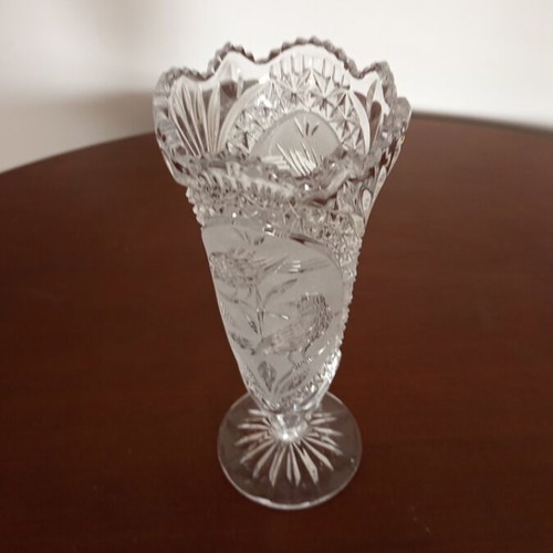 Crystal vase for flowers new