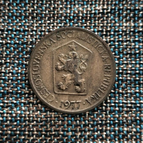 Czechoslovakia coin used