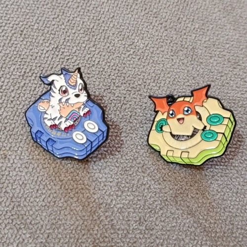 Digimon pin set of eight new