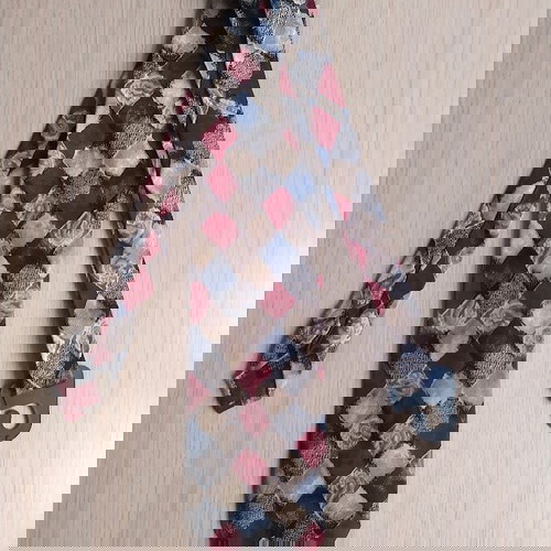 Мъжка копринена вратовръзка Gino Rossini като нова многоцветна