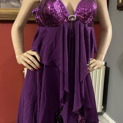 Live Forever purple dress