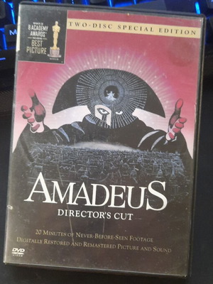 Amadeus Director's Cut DVD used with Greek subtitles