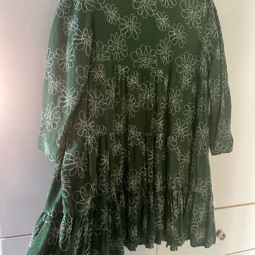 Zara green short dress like new, size M