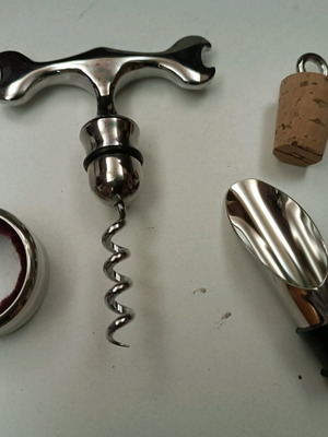 Corkscrew with accessories new, set