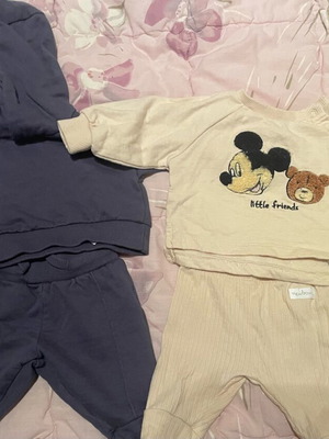 Baby clothing sets used for 0-3 months, 2 pieces