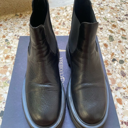 Antica Cuoieria ankle boots like new, black, size 40