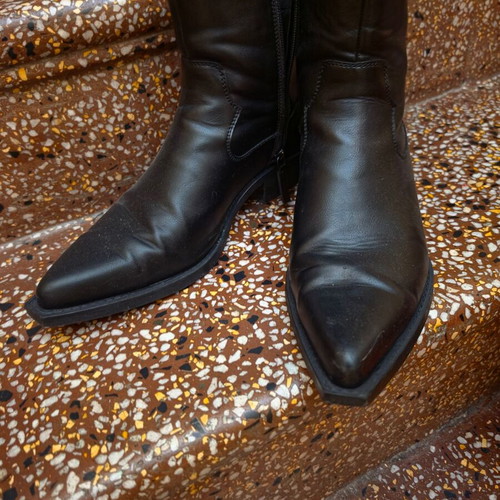 Zara men's ankle boots size 44 like new, black