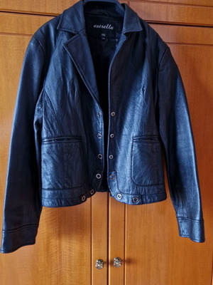 Leather jacket Estrella L like new, black