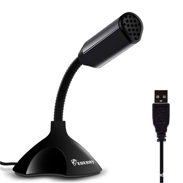  USB microphone mikrofono gia PC/Skype/tilergasia/tilekpedefsi