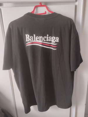 Αυθεντικό μαύρο κοντομάνικο Balenciaga Large σε άριστη κατάσταση
