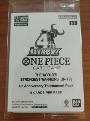 One Piece 4th Anniversary Tournament Pack игра с карти