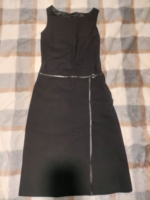 ZARA Black Midi Dress Like New