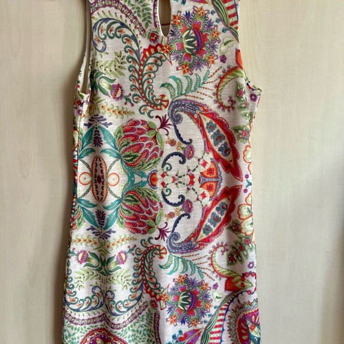 Desigual sleeveless dress like new with lining and back button