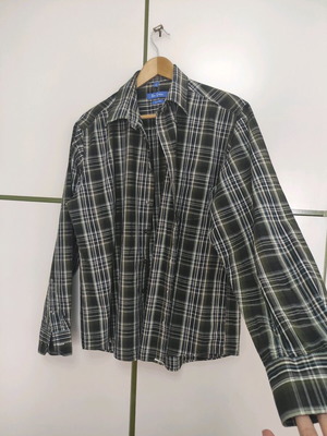 Ben Green plaid shirt size L like new, 100% cotton