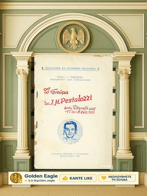 Το πνεύμα του J. H. Pestalozzi στην εθνική μας παιδεία μεταχειρισμένο βιβλίο