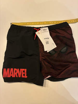 Spiderman swim trunks new with tags, size 158 cm, black