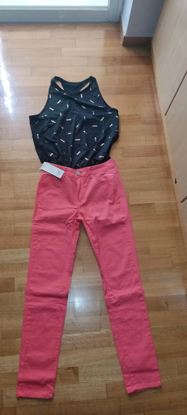 CELESTINO  coral pants