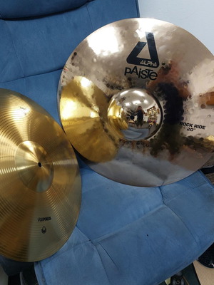 Paiste Alpha Rock Ride 20" πιατίνι με καινούργιο 16" crash δώρο