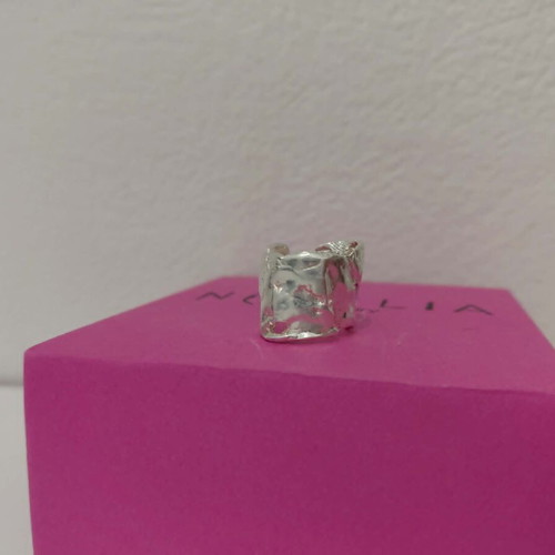 Nasilia Harsh Ring silver 925, new, adjustable size