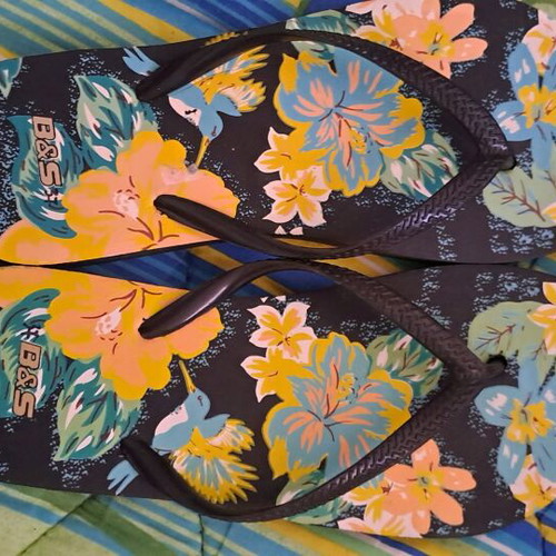 Flip flops like new, multicolored, size 36