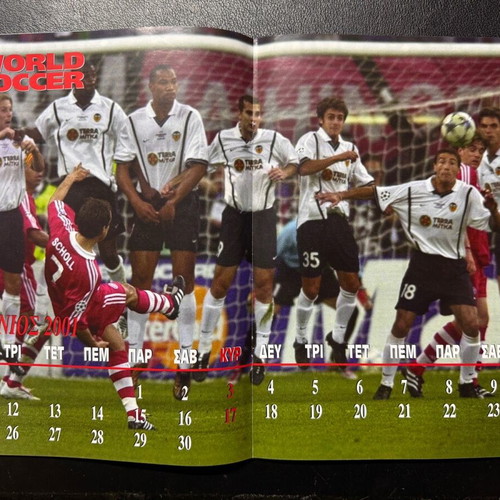 World Soccer magazine issue 9 June 2001 used