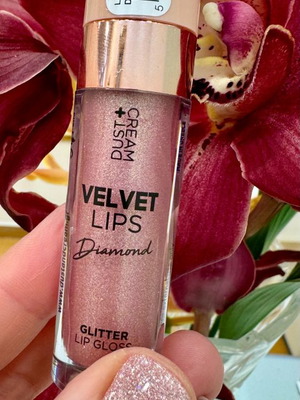 Velvet lips Dimond new glitter lip gloss