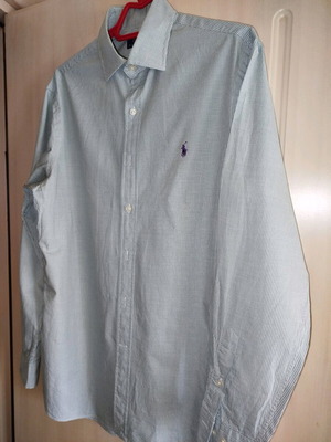 Polo Ralph Lauren men's checked shirt XL like new, green