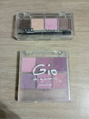 Makeup palettes slightly used, two small