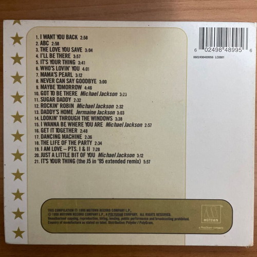 Jackson 5 The Ultimate Collection CD μεταχειρισμένο, pop
