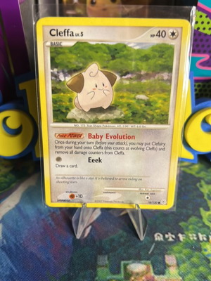 Cleffa Diamond & Pearl 2007 Pokemon Card New