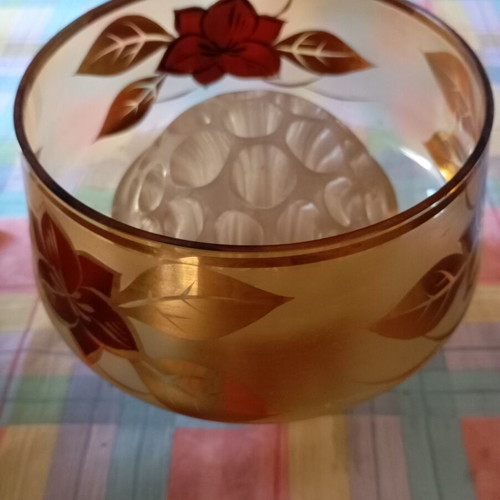Vintage flower container used with flower base