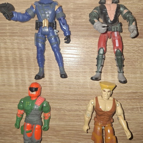 Gi Joe Figures like new with metal sign 20x30