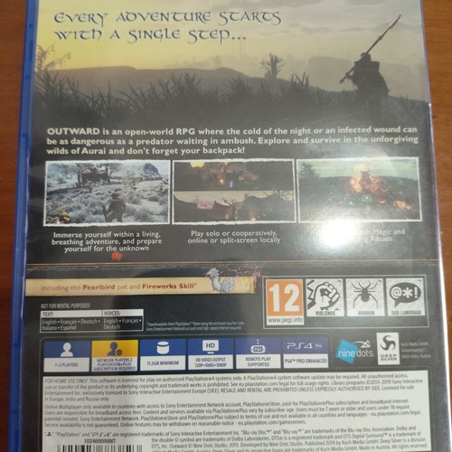 Outward PlayStation 4 game like new, role playing