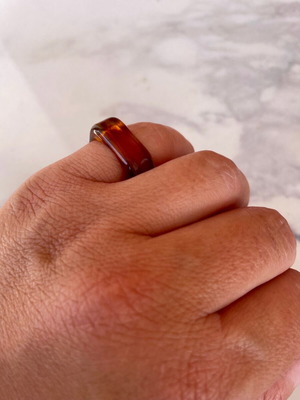 Taba Plexyglass Ring New