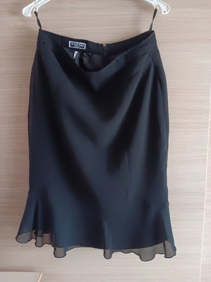 Vidal women's skirt used black with back zipper