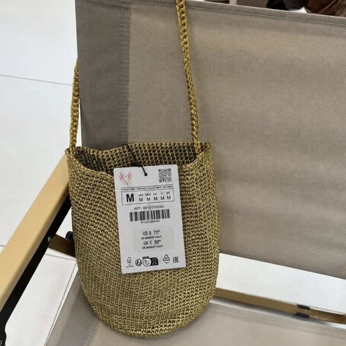 Zara evening shoulder bag, gold