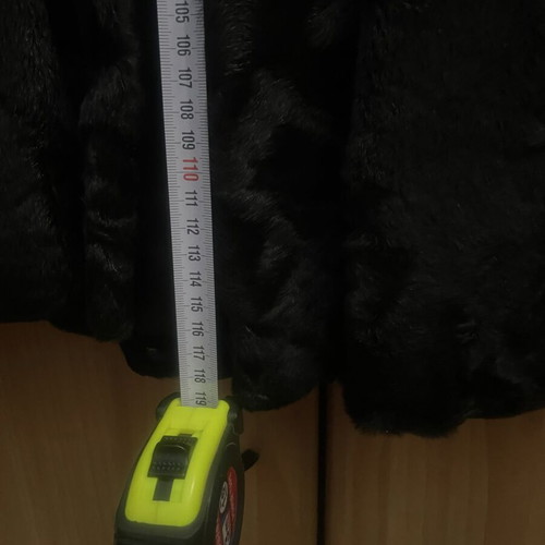 Astrakhan fur coat with mink collar