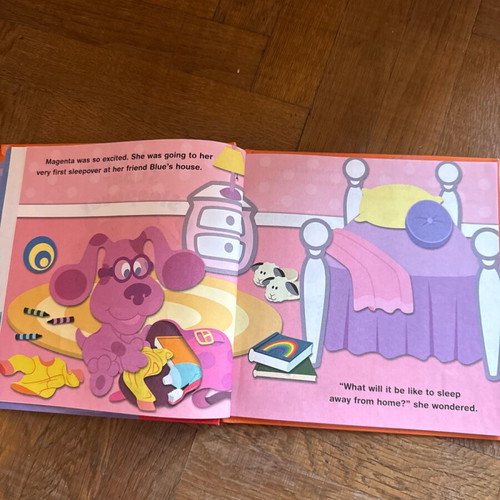 Magenta's Super Sleepover English story book like new
