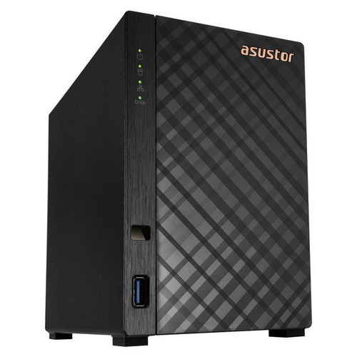 Asustor Drivestor 2 Gen2 NAS Tower with 2 HDD bays