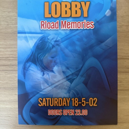 Rload Memories Flyer mint condition, 2002 Athens Goa Psytrance