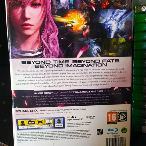 Final Fantasy XIII-2 Limited Collector's Edition for PS3 like new
