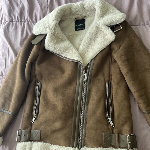 Castor brown jacket like new, full warm